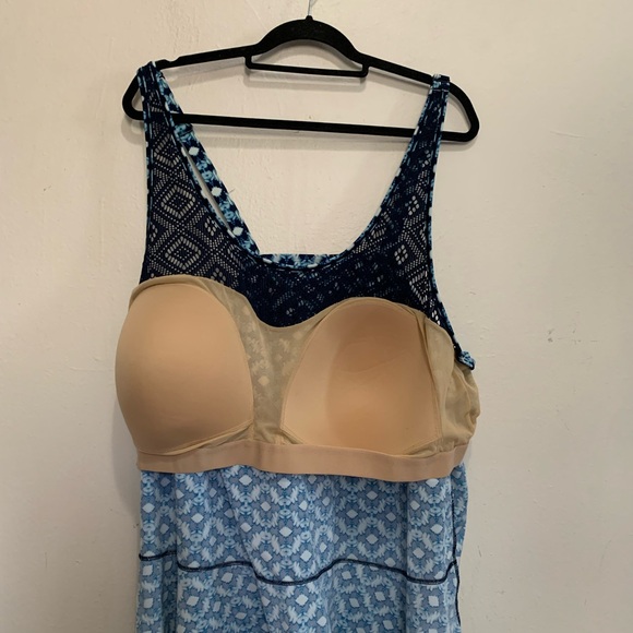 Catherine’s Tiered Tankini Top Size 32W New - Picture 5 of 7